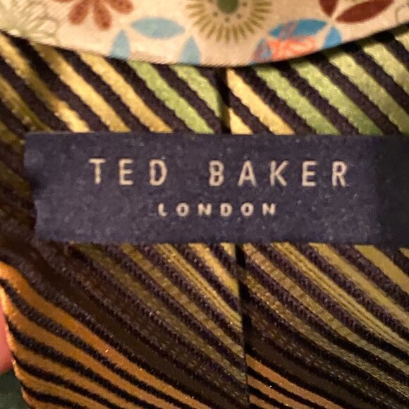 NWOT Ted Baker London Imported 100% Silk Tie - Picture 6 of 9